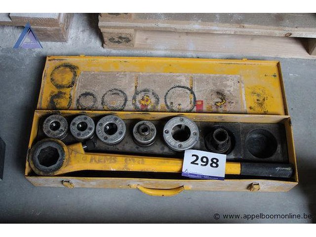 Draadsnijset - rems - eva toebehoren - snijkoppen, transportkoffer - afbeelding 1 van  2