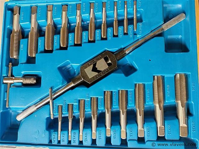 Draadtapset 45 delig metrisch - afbeelding 2 van  5