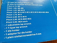 Draadtapset 45 delig metrisch - afbeelding 4 van  5