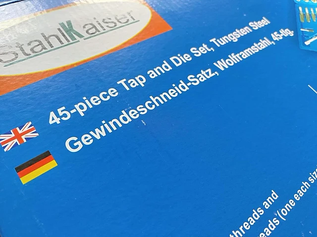 Draadtapset 45 delig metrisch - afbeelding 5 van  5