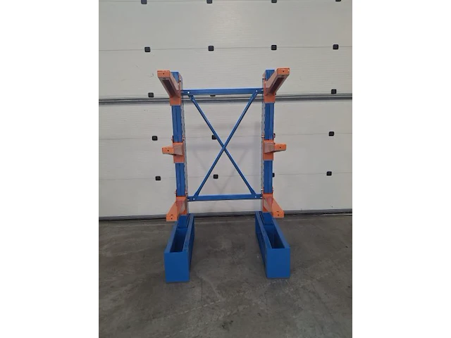 Draagarmstelling 2kolommen, 4 niveaus 600mm - afbeelding 1 van  2