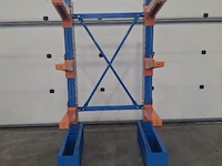 Draagarmstelling 2kolommen, 4 niveaus 600mm