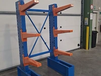 Draagarmstelling 2kolommen, 4 niveaus 600mm - afbeelding 2 van  2