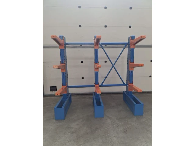 Draagarmstelling 3kolommen, 4 niveaus 600mm - afbeelding 1 van  2