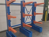 Draagarmstelling 3kolommen, 4 niveaus 600mm - afbeelding 2 van  2