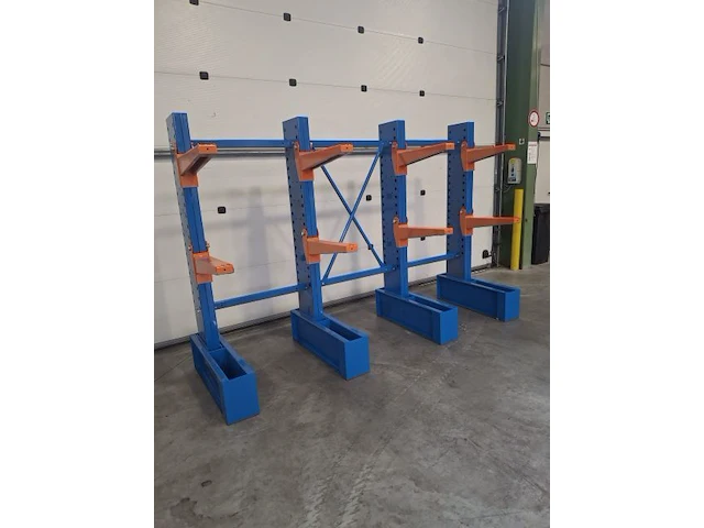 Draagarmstelling 4kolommen, 3 niveaus 500mm - afbeelding 2 van  2