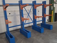 Draagarmstelling 4kolommen, 3 niveaus 500mm - afbeelding 2 van  2