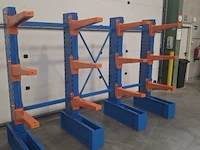 Draagarmstelling 4kolommen, 4 niveaus 600mm - afbeelding 2 van  2