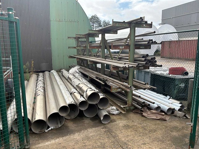 Draagarmstelling met inhoud (inox) (2x) - afbeelding 1 van  3