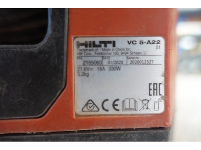 Draagbare accu stofzuiger hilti - afbeelding 4 van  4