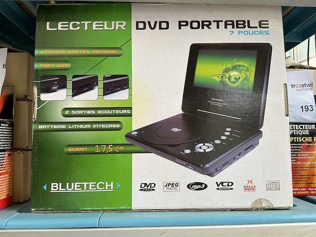 Draagbare bluray- & dvd speler - afbeelding 1 van  1