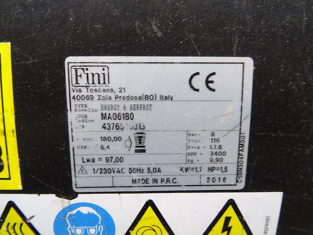 Draagbare compressor aerfast - afbeelding 5 van  5