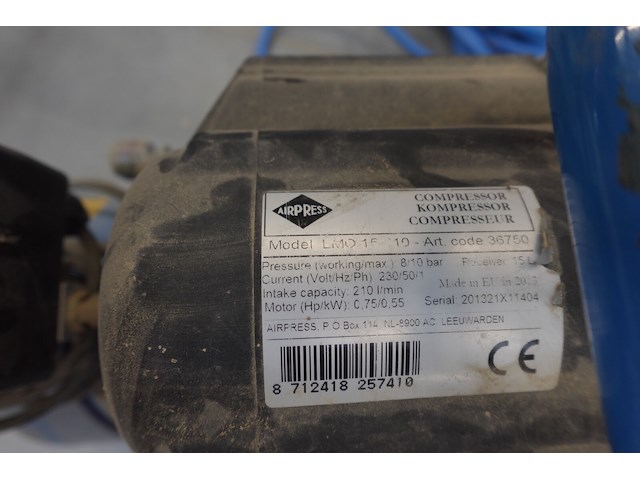 Draagbare compressor airpress - afbeelding 4 van  6