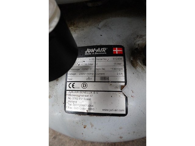 Draagbare compressor jun-air - afbeelding 2 van  2