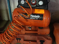 Draagbare compressor paslode + 2x pneumatische nagelschieter - afbeelding 1 van  8