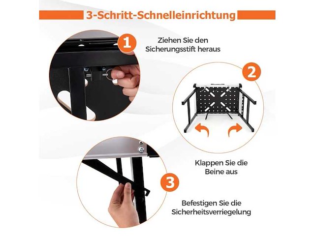Draagbare en multifunctionele werktafel - afbeelding 1 van  2