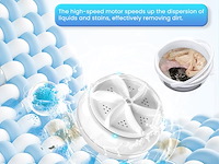 Draagbare mini-wasmachine - afbeelding 3 van  5