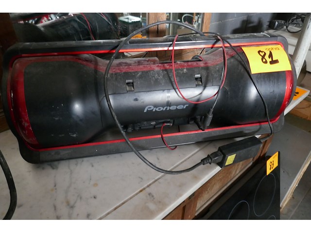 Draagbare radio + stereo-versterker pioneer - afbeelding 2 van  3