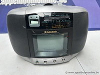 Draagbare radio/cd-speler audiosonic, zonder kabels, werking niet gekend - afbeelding 2 van  2