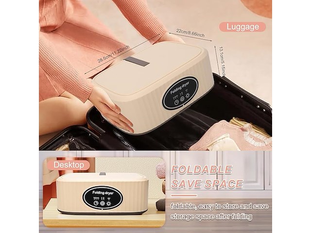 Draagbare wasdroger - afbeelding 2 van  4