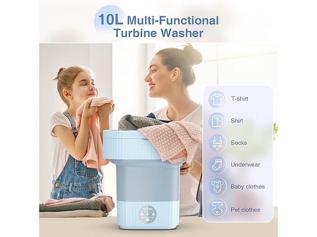 Draagbare wasmachine - afbeelding 3 van  5