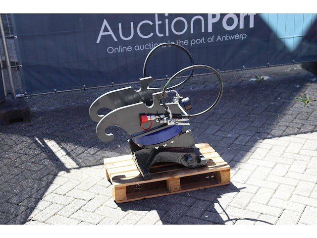 Draaiadapter cw10 met hydraulische snelwissel granit 2025 - afbeelding 1 van  1