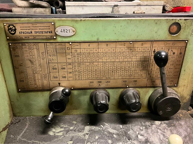 Draaibank 16k20 red proletarian - afbeelding 7 van  9