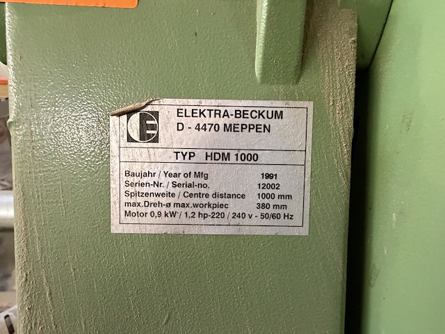 Draaibank hout - afbeelding 3 van  3