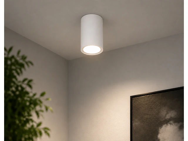 Draaibare led opbouwspot (horoz) – 5w – 4200k neutraal wit – ip20 – sandra-5/xl (10 stuks) - afbeelding 2 van  5