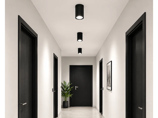 Draaibare led opbouwspot (horoz) – 5w – 4200k neutraal wit – ip20 – sandra-5/xl (10 stuks) - afbeelding 2 van  5