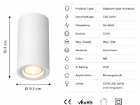 Draaibare led opbouwspot (horoz) – ip20 – frezya-r (10 stuks) - afbeelding 5 van  5