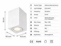 Draaibare led opbouwspot (horoz) – ip20 – frezya-s (10 stuks) - afbeelding 5 van  5
