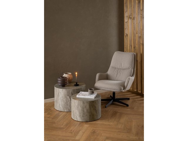 Draaibare loungestoel bosley - beige - afbeelding 1 van  7