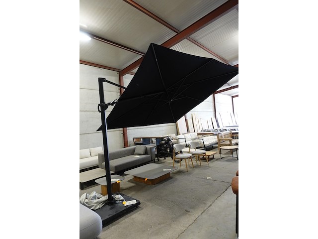 Draaibare parasol + verrijdbare voet - afbeelding 1 van  7