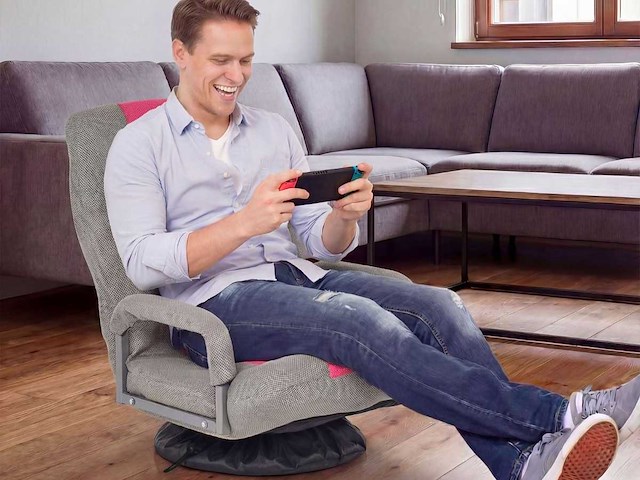 Draaistoel - grijstinten - afbeelding 1 van  8