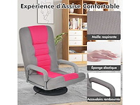 Draaistoel - grijstinten - afbeelding 5 van  8