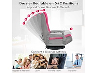 Draaistoel - grijstinten - afbeelding 7 van  8