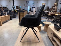 Draaistoel (4x) antraciet - afbeelding 2 van  3