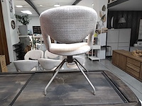 Draaistoel beige (4x) - afbeelding 3 van  4