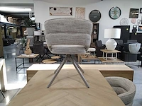 Draaistoel beige (4x) - afbeelding 3 van  3