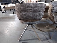 Draaistoel bruin (4x) - afbeelding 3 van  3