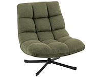 Draaistoel met brede zit, waterafswerende chenille-look - afbeelding 3 van  8