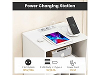 Draaitafelstandaard met 2 europese standaardaansluitingen, 1 usb - afbeelding 1 van  3