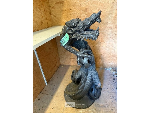 Draak in terracotta - afbeelding 1 van  3