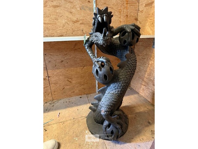Draak in terracotta - afbeelding 2 van  3