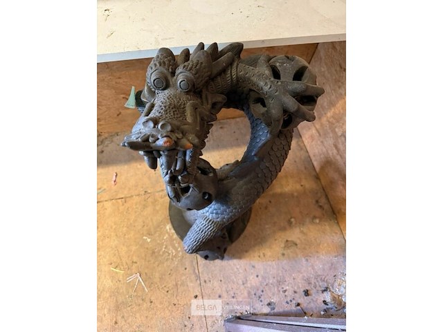 Draak in terracotta - afbeelding 3 van  3