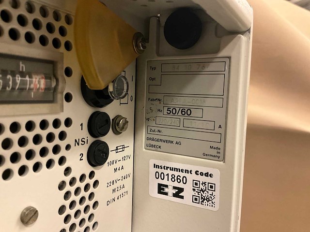 Dräger evita beademingstoestel - afbeelding 9 van  10