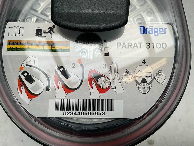 Dräger parat 3100 vluchtmaskers (17x) - afbeelding 3 van  4