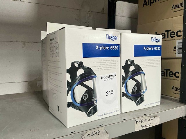 Dräger x-plore 6530 ademhalingsmasker (4x) - afbeelding 1 van  3