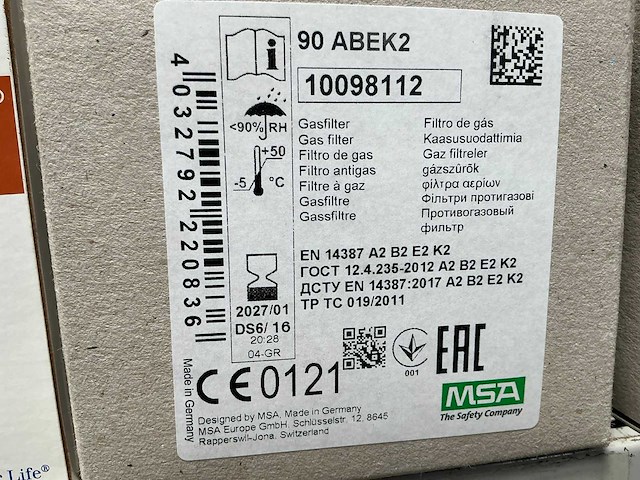 Dräger x-plore rd90 filter (60x) - afbeelding 5 van  5